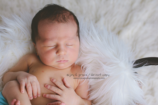 4 day old baby boy - albertville newborn photographer