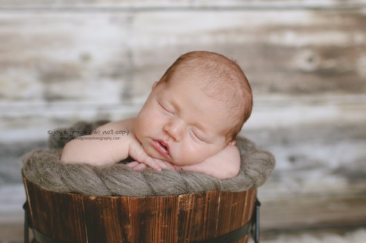 8 day old baby boy - becker newborn photographer